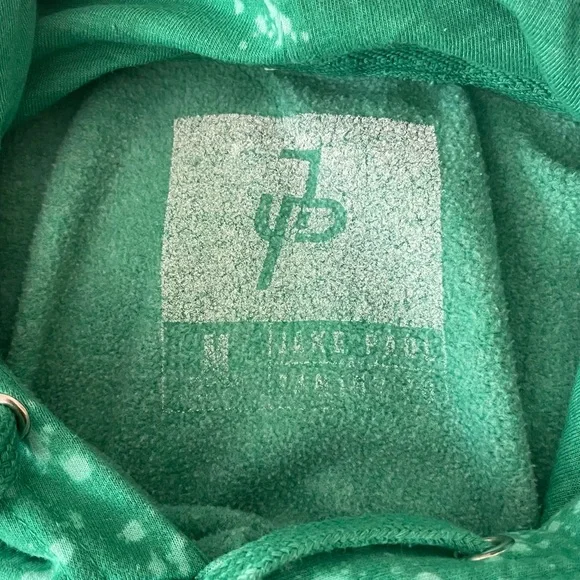Green Jake Paul Printed Signature Hoodie - Picture 3 of 4